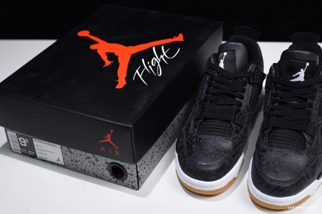 Black Jordan CI1184-001 4 Air Retro Laser 0804